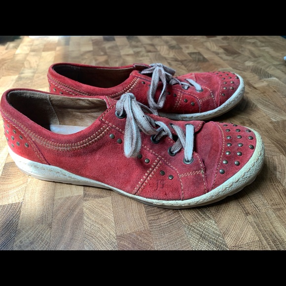 Josef Seibel casual sneakers artificially worn out look leather size 5 - Picture 2 of 4